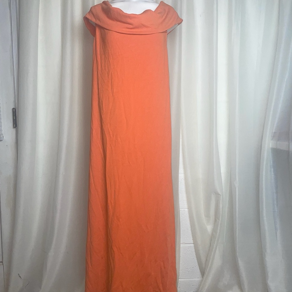 Eloquii Off Shoulder Knit Sheath Maxi Dress